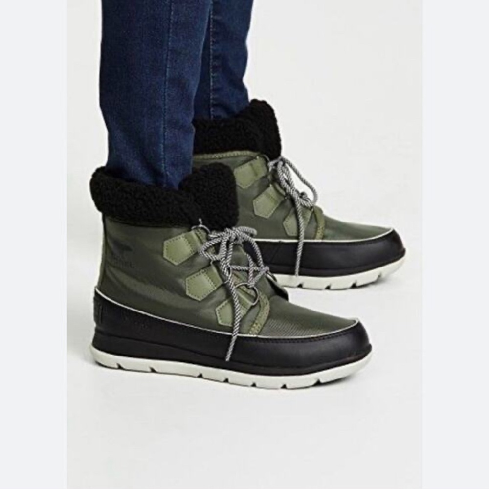 Sorel Women's Explorer Carnival WP Ankle Snow Boots